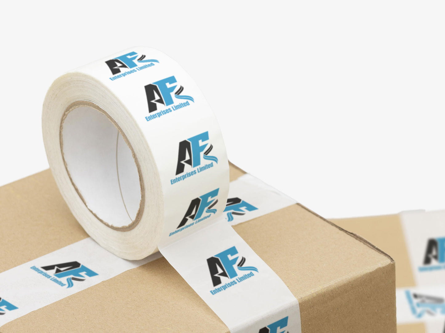 Pakketape med trykk 48mm x 60m │ Emballasje tape med logo - 36 stk.