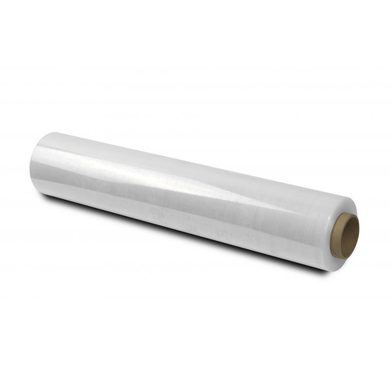 Strekkfilm 250 m x 50 cm │ Håndstrekkfilm Gjennomsiktig Transparent Stretch Film - 2,5 kg