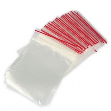 Glidelåspose 40 mm x 60 mm │ Lynlåsposer Transparent LDPE Zipper Bags - 1000 stk.