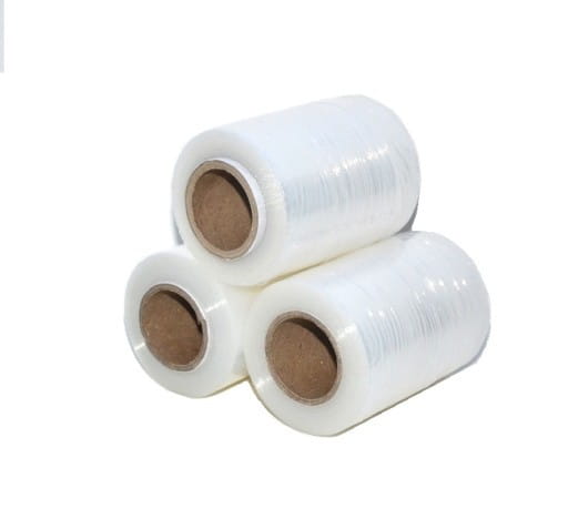 Strekkfilm Mini Rap 150 m x 12,5 cm │  Håndstrekkfilm Gjennomsiktig Transparent Stretch Film - 900 g
