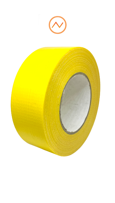 Duct Tape Gul 50 mm x 50 m │ Gaffateip for isolasjonsrør, slanger, tekniske koblinger
