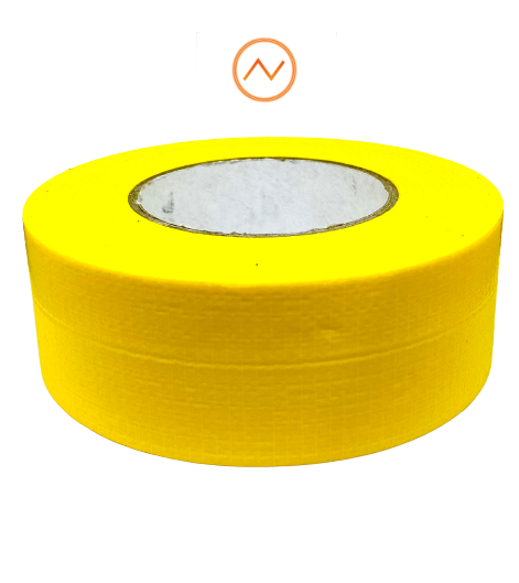 Duct Tape Gul 50 mm x 50 m │ Gaffateip for isolasjonsrør, slanger, tekniske koblinger