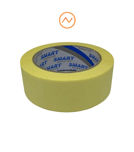 Maskeringstape 19 mm x 50 m │ 80°C - for maling og lakkering