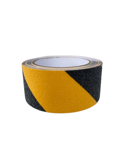Sklisikker / Anti-skli tape Gul-Svart 50 mm x 5 m