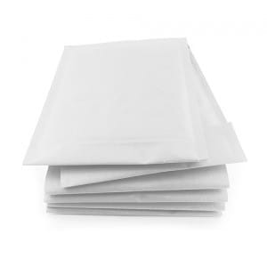 Boblekonvolutt hvit C13 │ Luftputekonvolutt - White Bubble Shipping Envelopes - 100 stk.