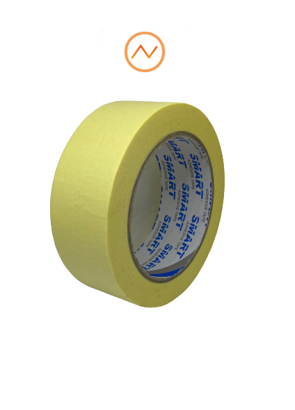 Maskeringstape 25 mm x 50 m │ 80°C - for maling og lakkering