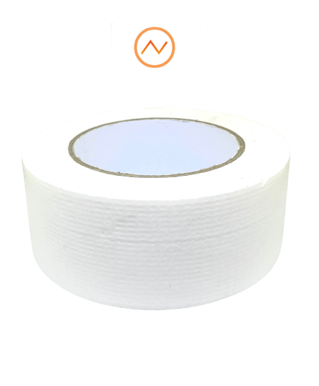 Duct Tape Hvit 50 mm x 50 m │ Duct Tape White 50 mm x 50 m