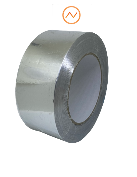 Aluminiumstape glatt 48 mm x 50 m