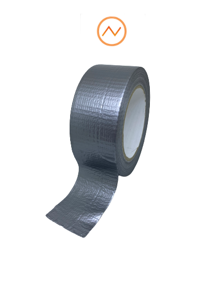 Duct Tape Sølv forsterket 50 mm x 50 m