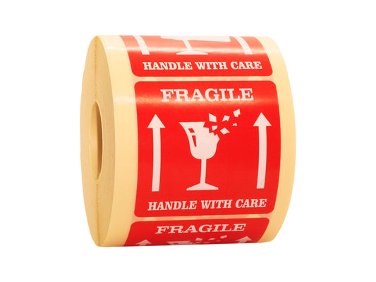 Emballasjetape Fragile 48 mm x 50 m │ Pakketape - Self Adhesive Packing Tape
